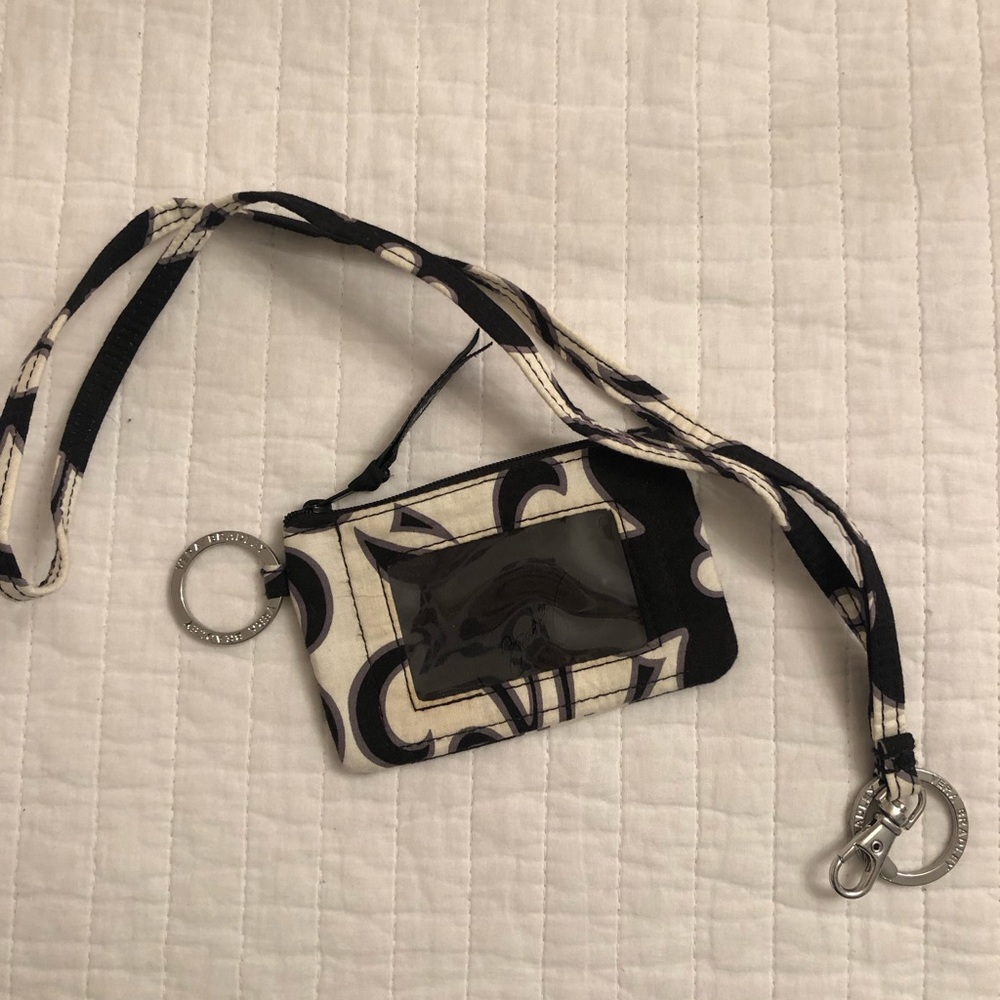 Vera Bradley lanyard and wallet